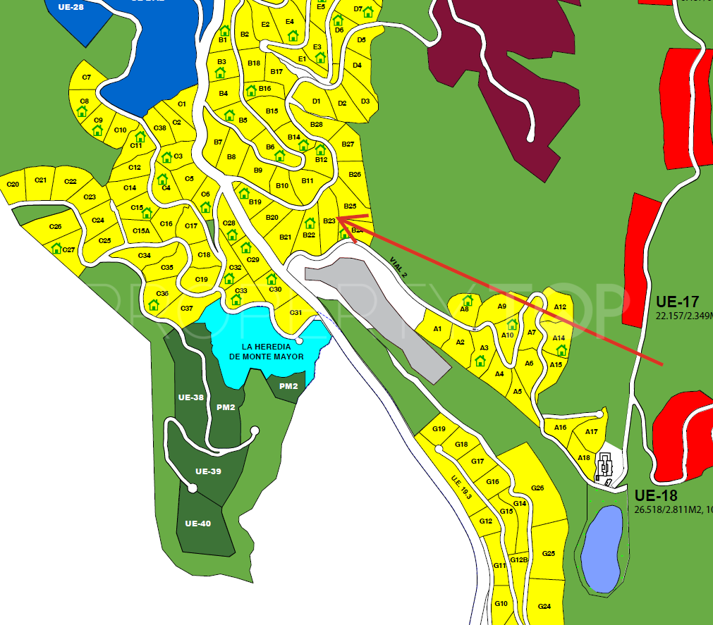 For sale plot in Monte Mayor