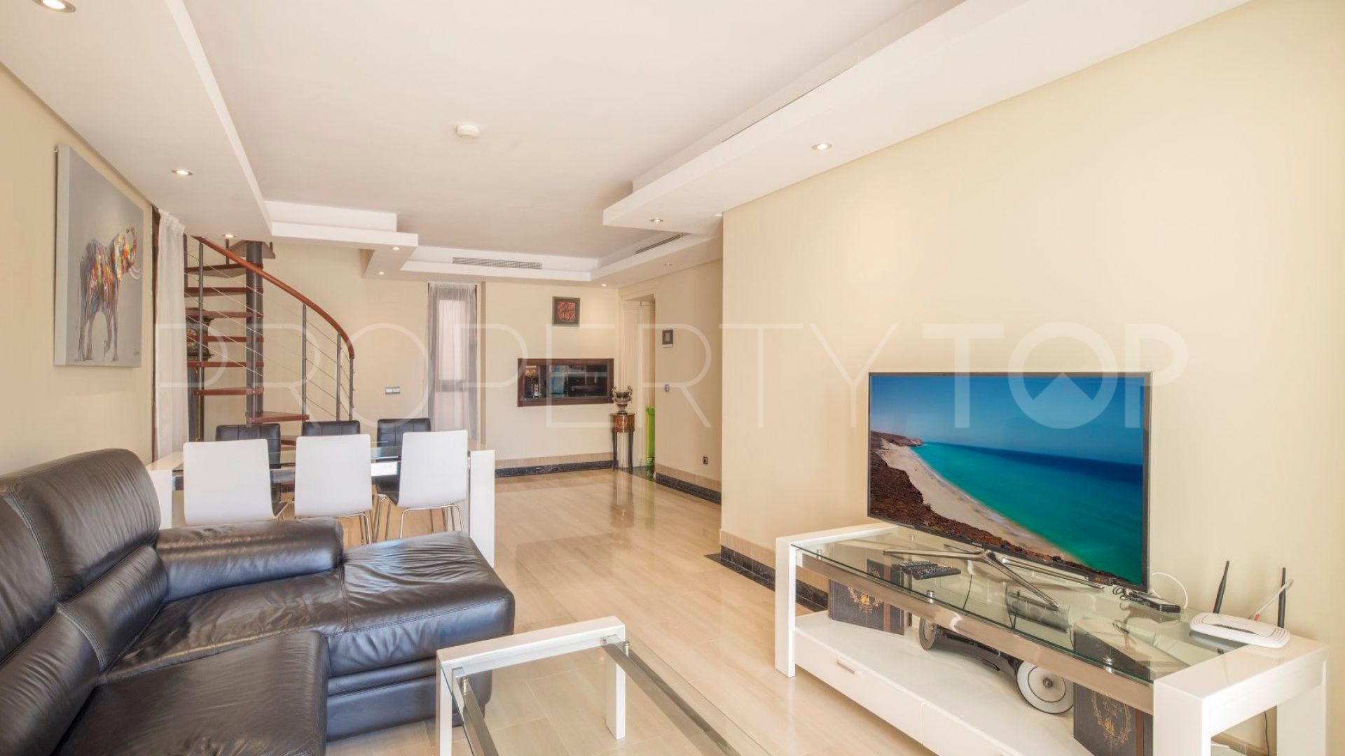 Beach Side New Golden Mile 3 bedrooms duplex penthouse for sale