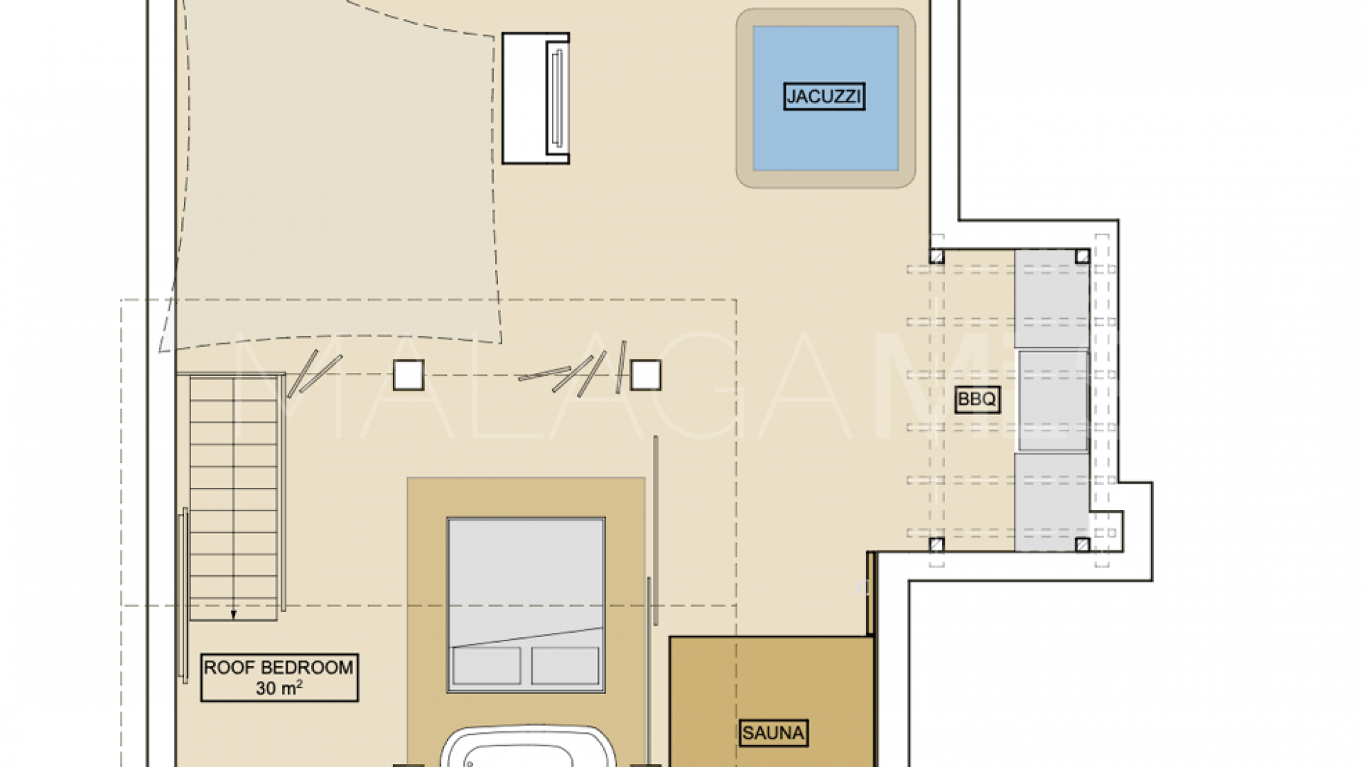 Duplex penthouse for sale in Bahía del Velerín