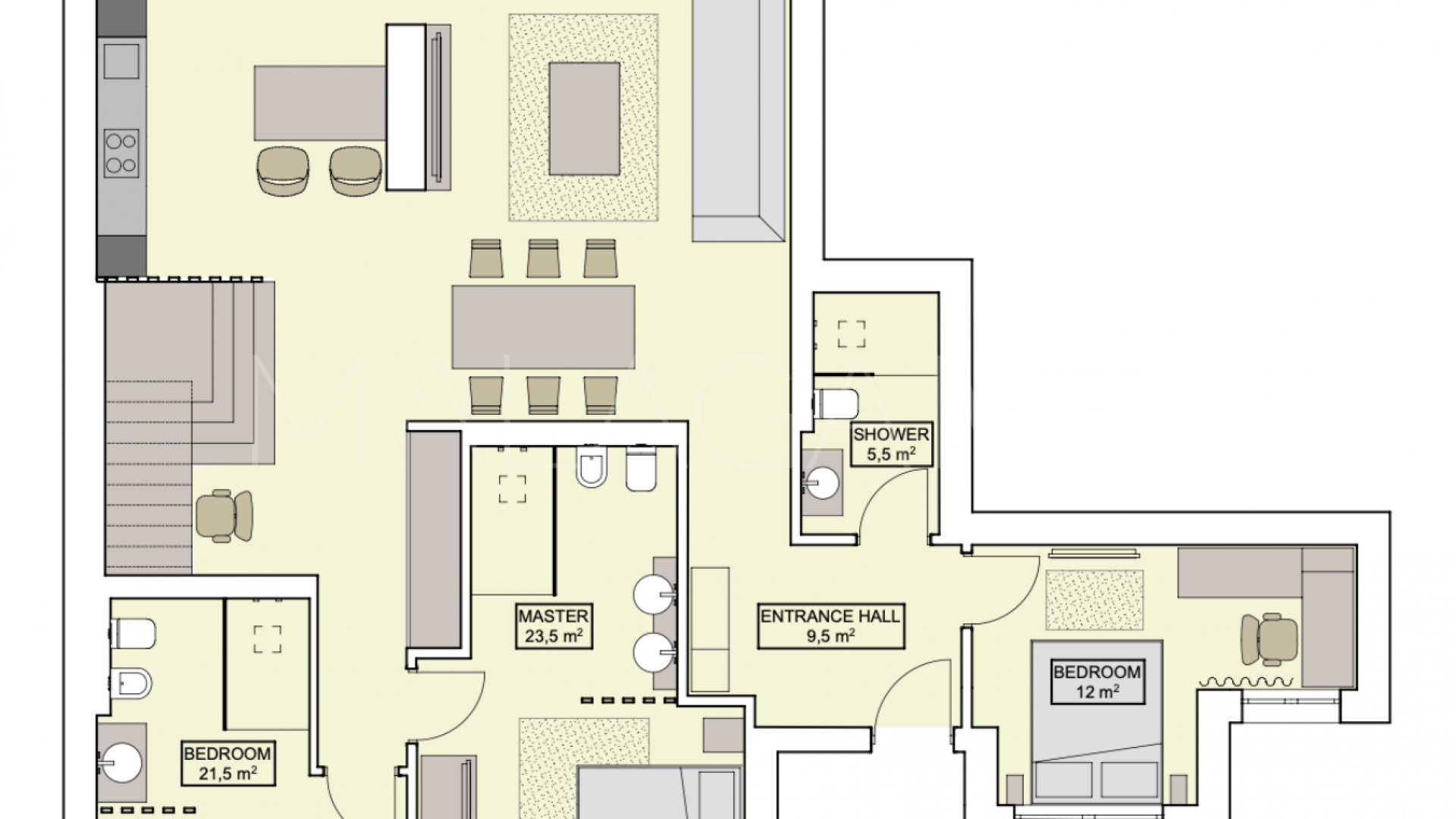 Duplex penthouse for sale in Bahía del Velerín
