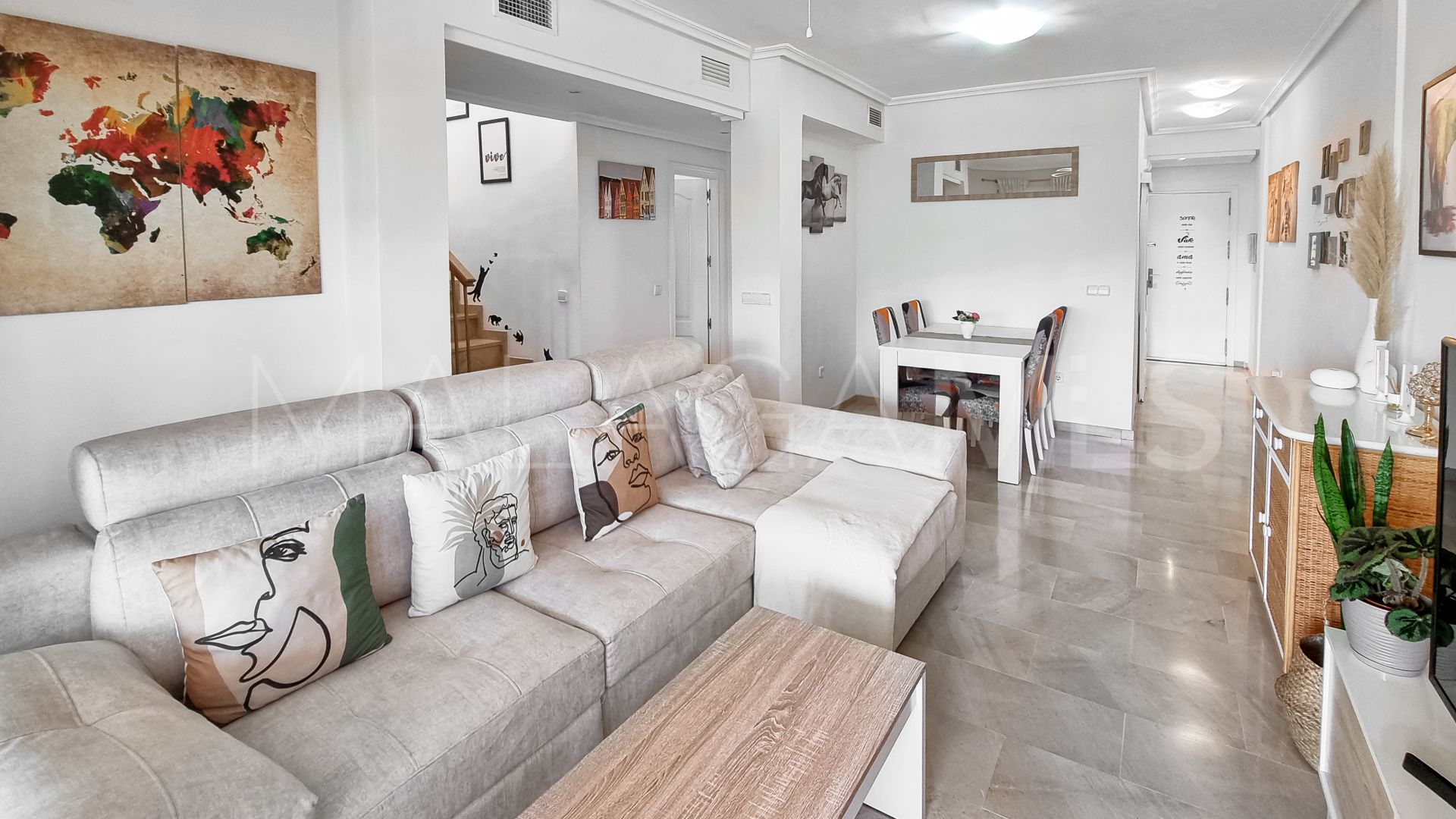 Duplex penthouse with 3 bedrooms for sale in Casares Playa