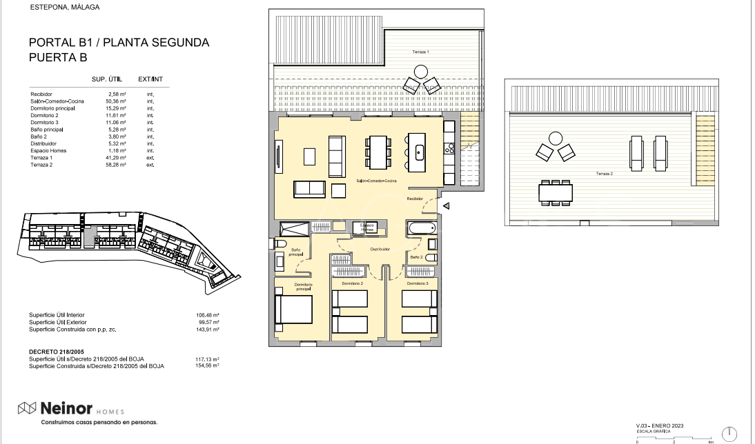 Duplex penthouse for sale in Estepona Ville