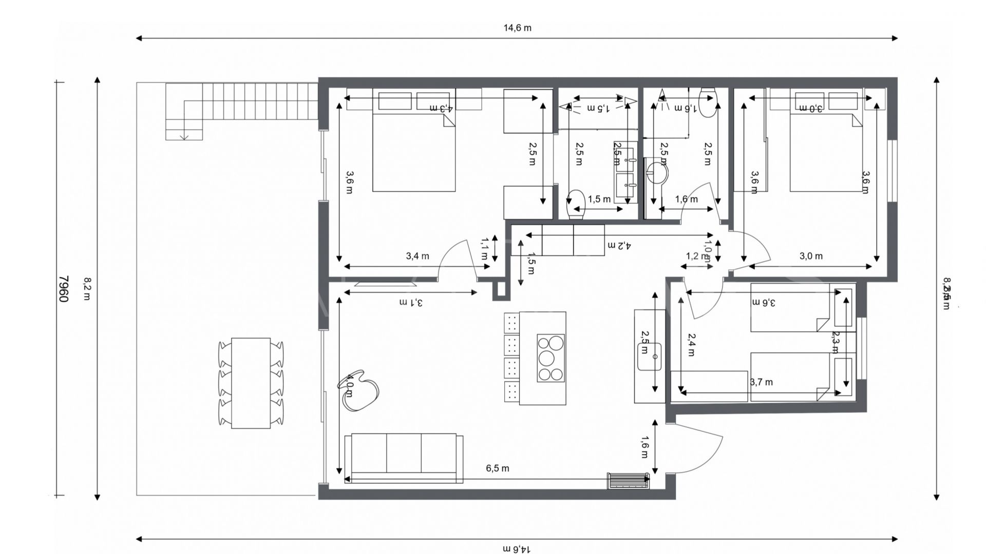 Tvåvånings takvåning for sale in La Quinta