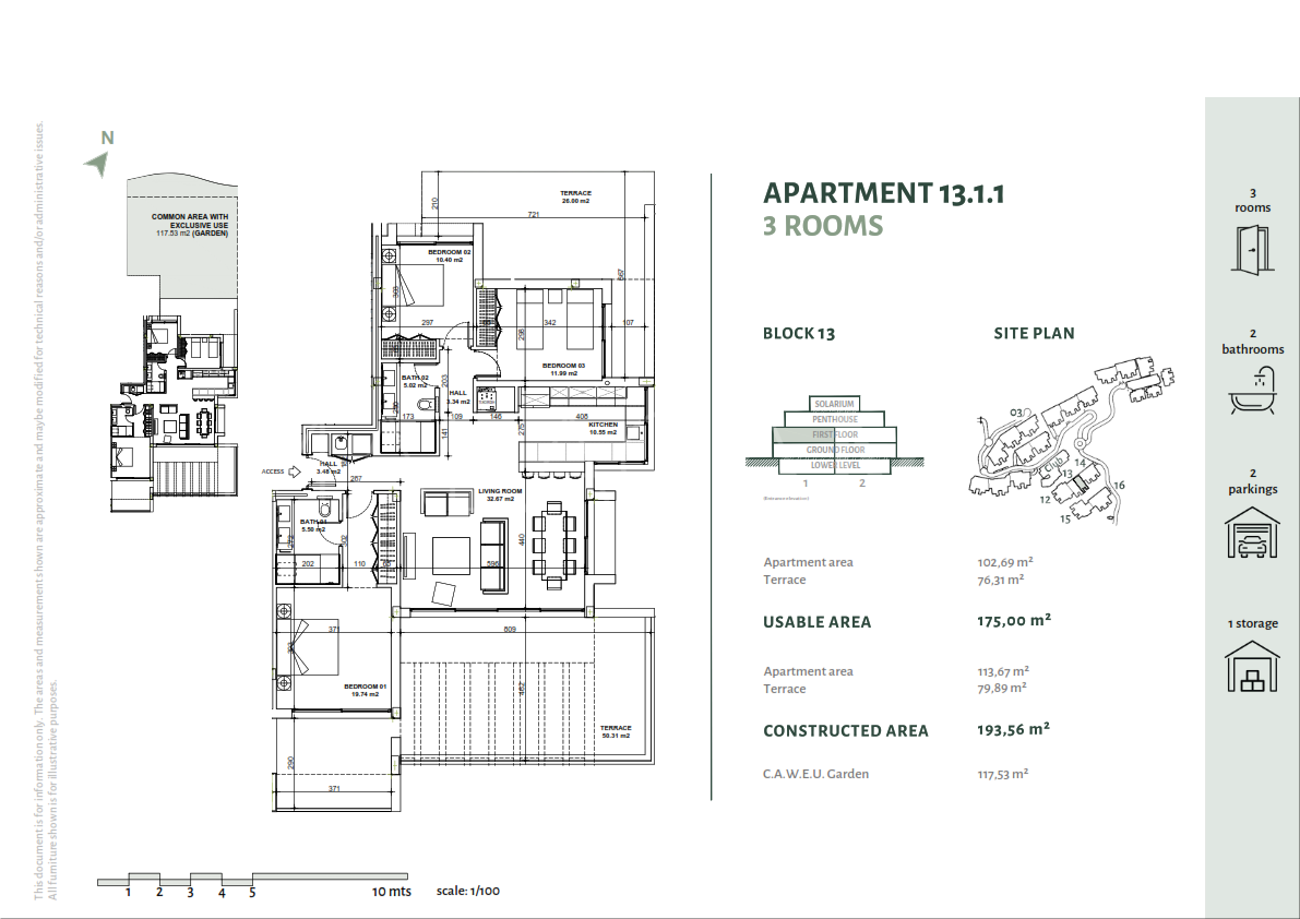 3 bedrooms apartment for sale in Marbella Club Hills