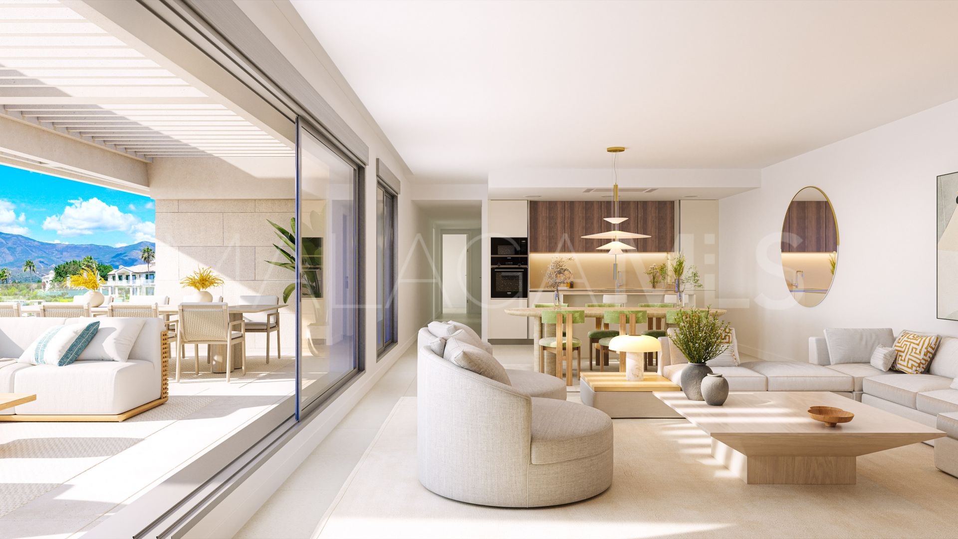 Ground floor apartment in New Golden Mile for sale