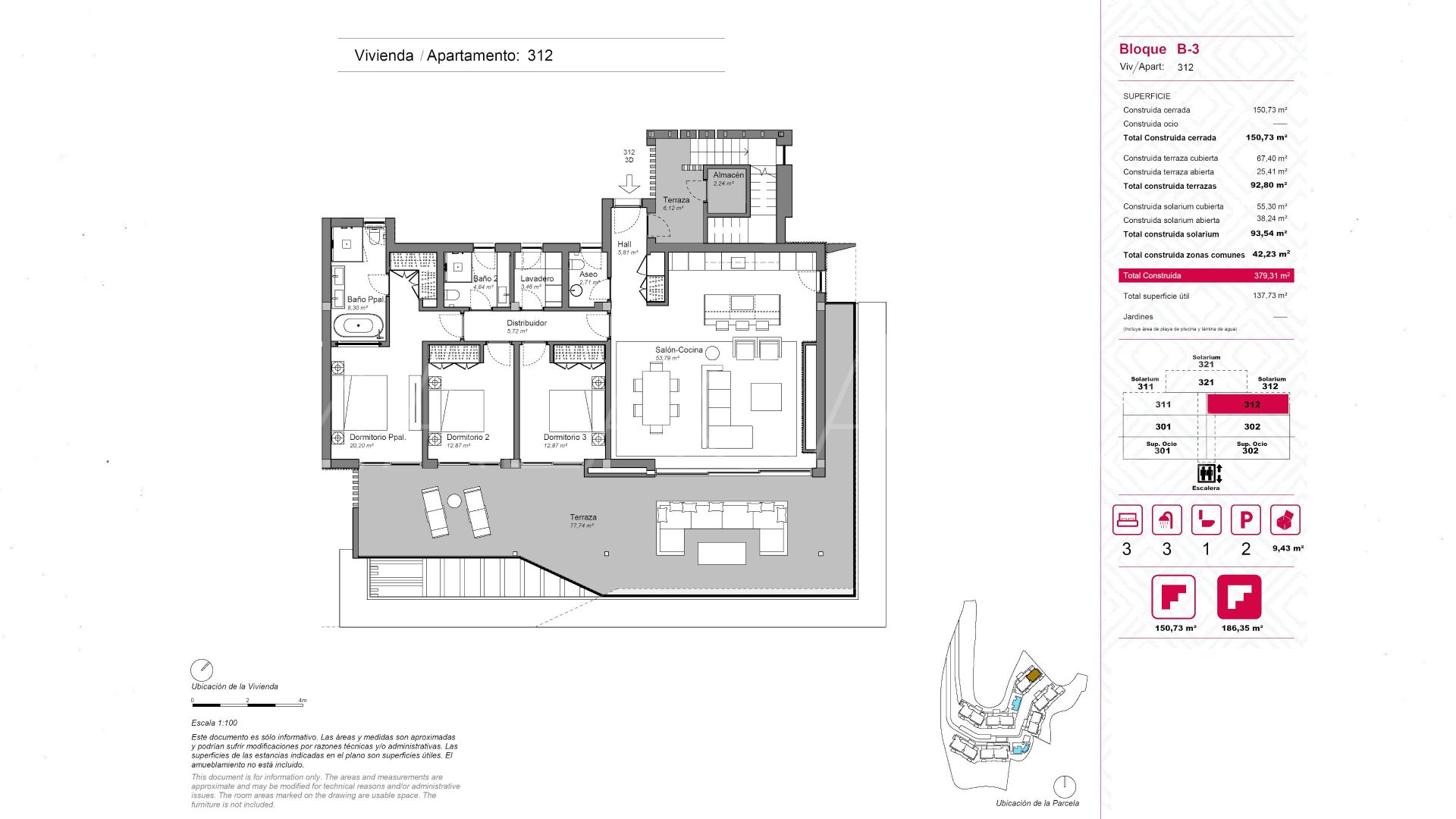 Appartement terrasse for sale in La Quinta