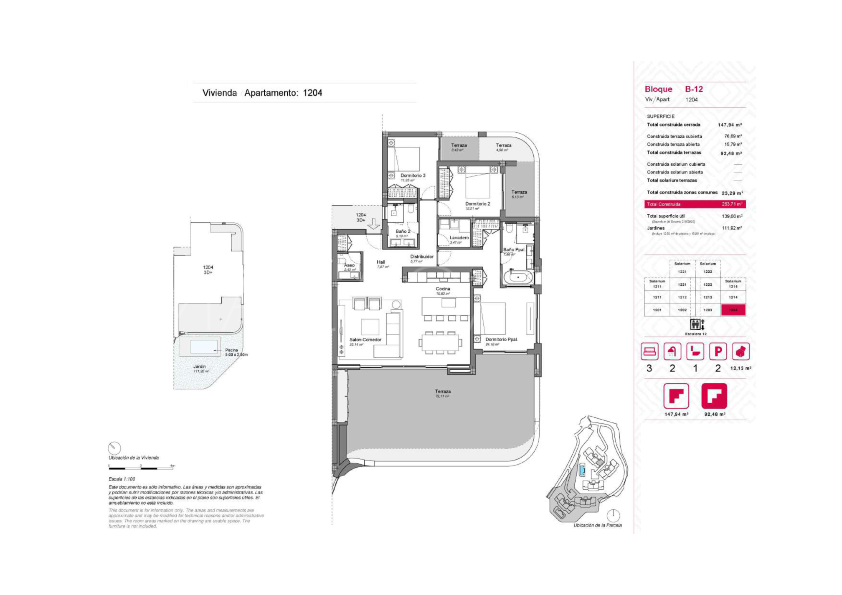 Apartamento planta baja de 3 bedrooms for sale in Real de La Quinta