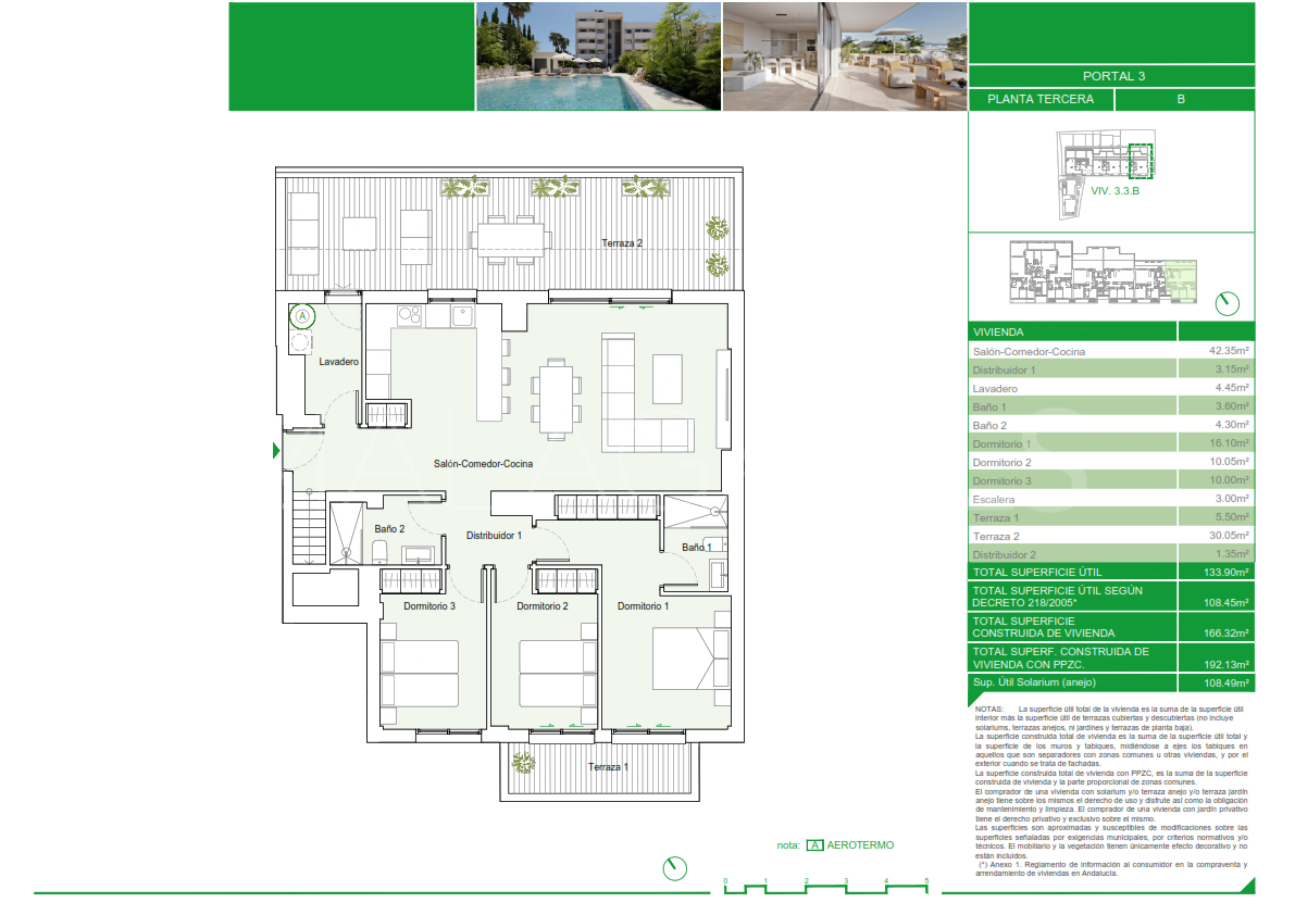 For sale Estepona Town 3 bedrooms penthouse