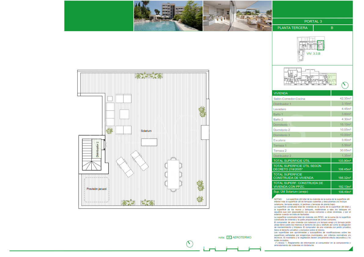 For sale Estepona Town 3 bedrooms penthouse