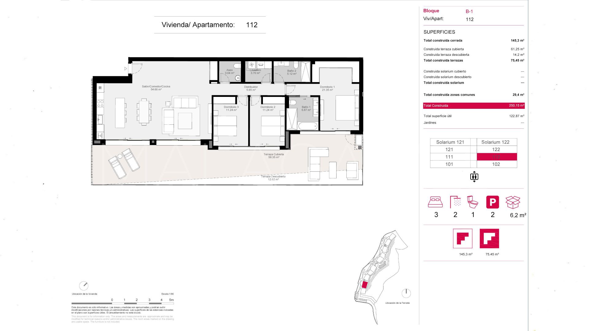 La Quinta, apartamento a la venta de 3 bedrooms