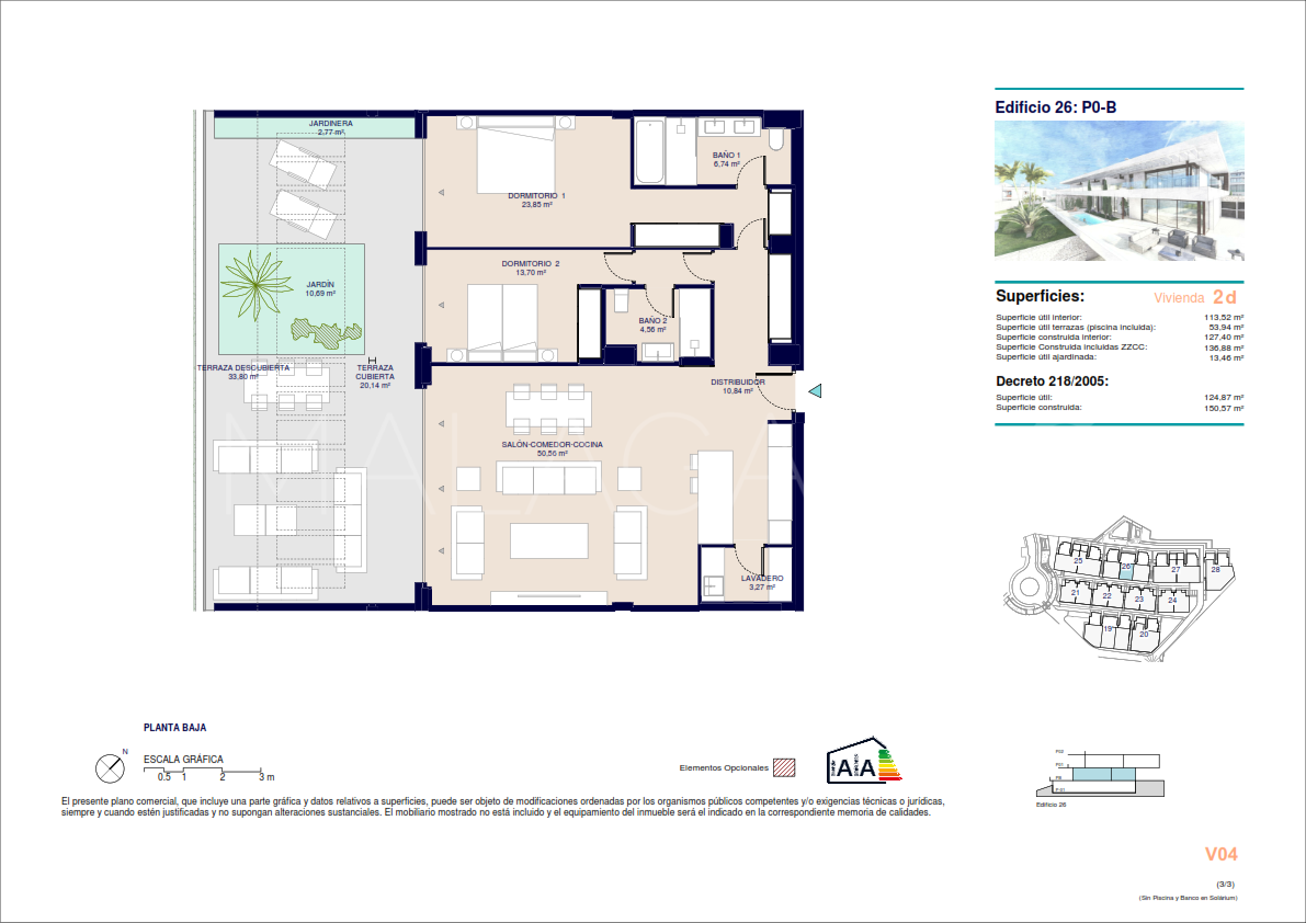 Appartement rez de chaussée for sale in Marbella Est
