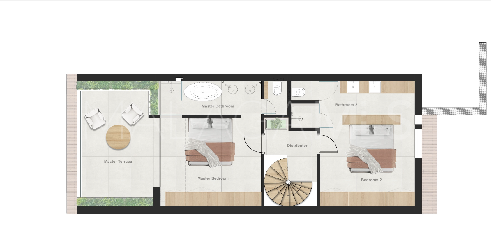 Buy adosado in Altos de Aloha with 3 bedrooms