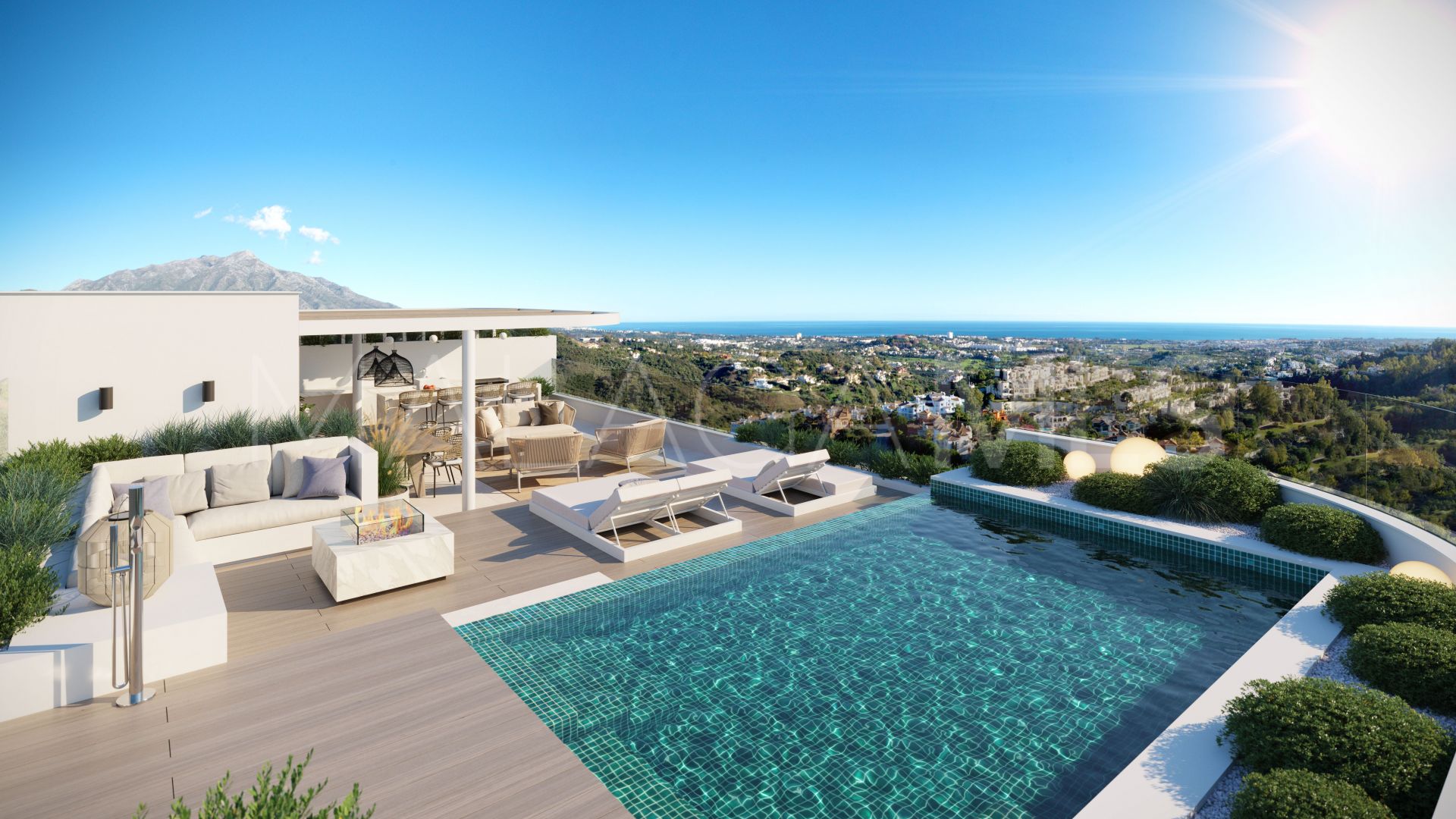 Atico duplex de 4 bedrooms for sale in Benahavis