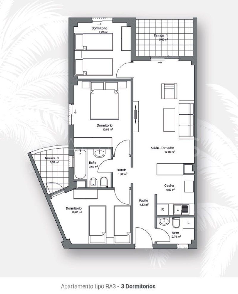 Erdgeschosswohnung for sale in Alcorrín