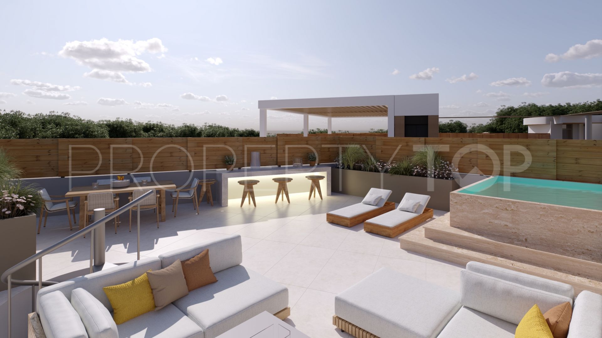 For sale Calvario duplex penthouse with 2 bedrooms