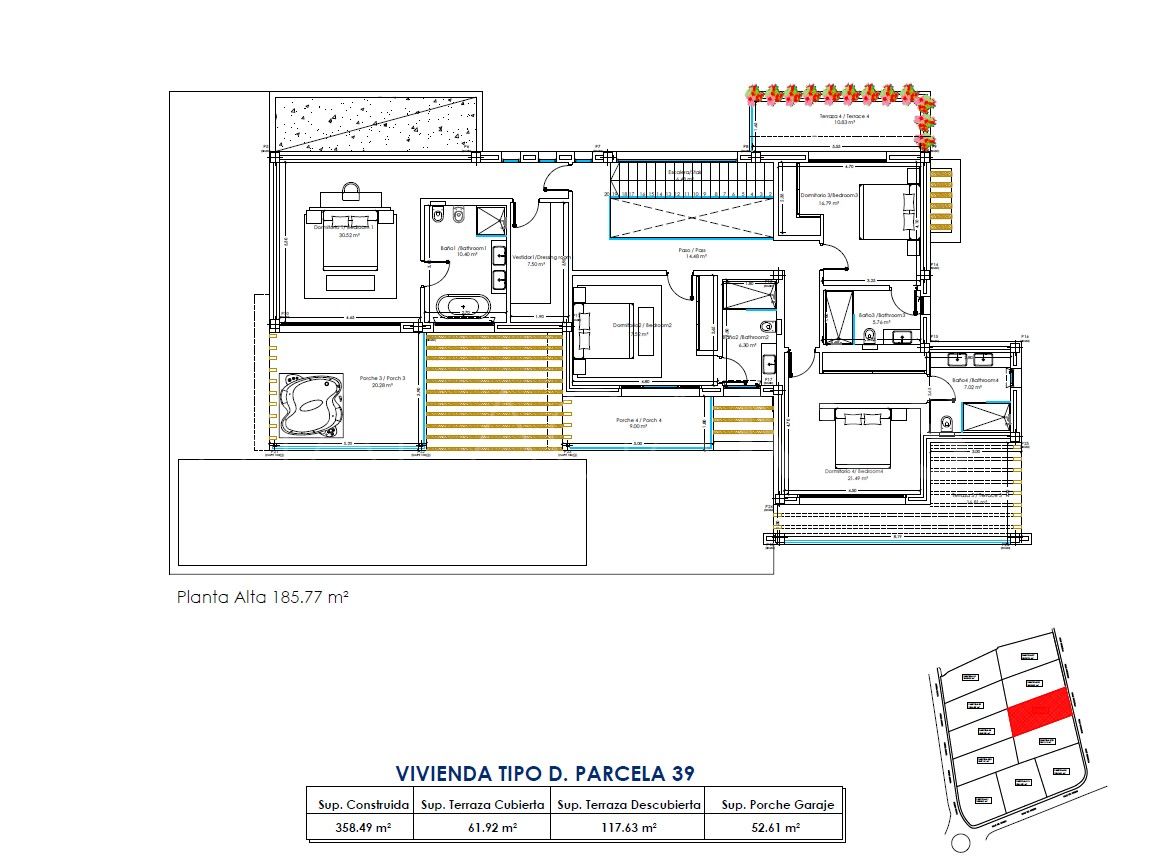 Villa with 4 bedrooms for sale in Bel Air