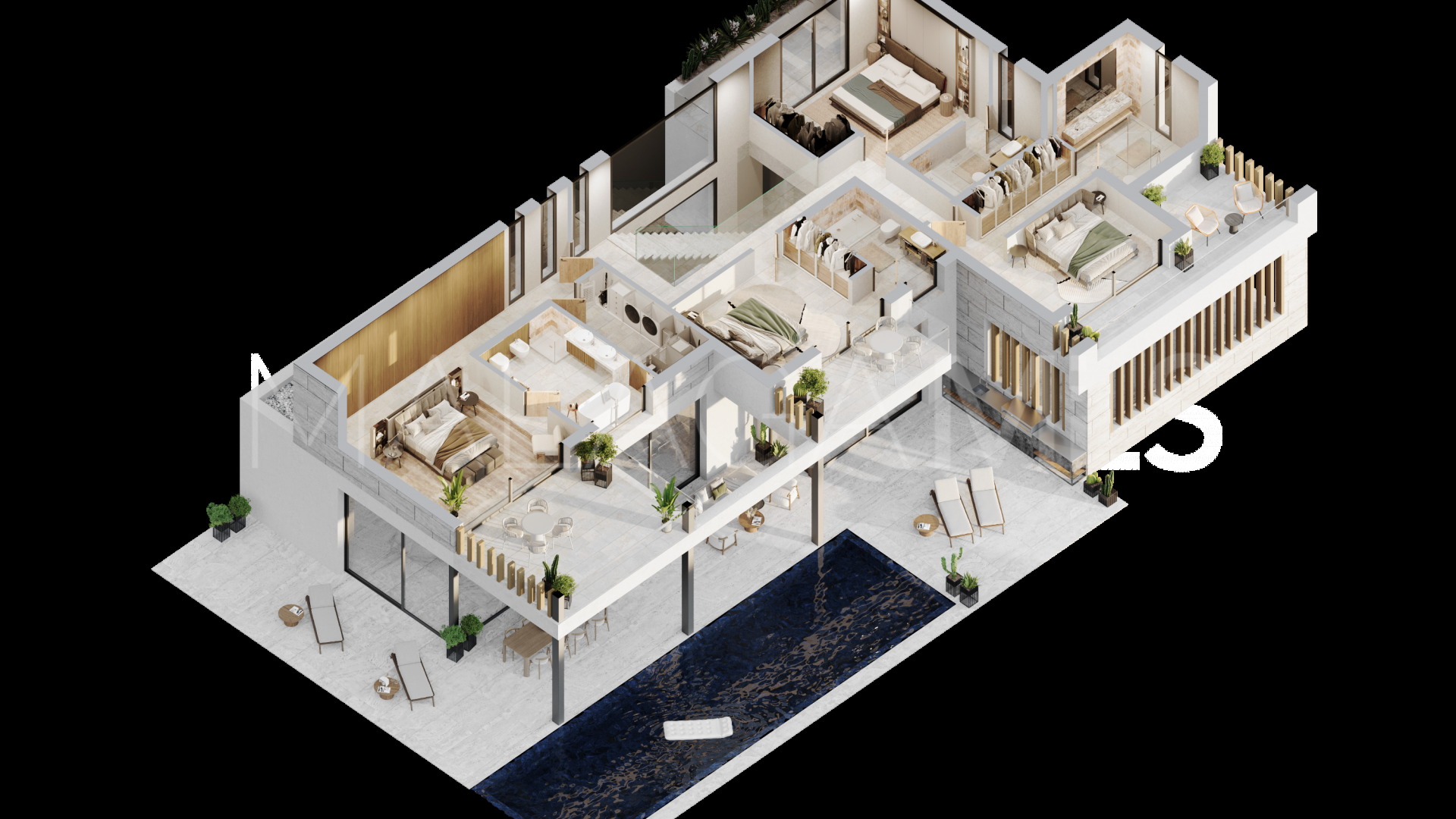 Villa with 4 bedrooms for sale in Bel Air