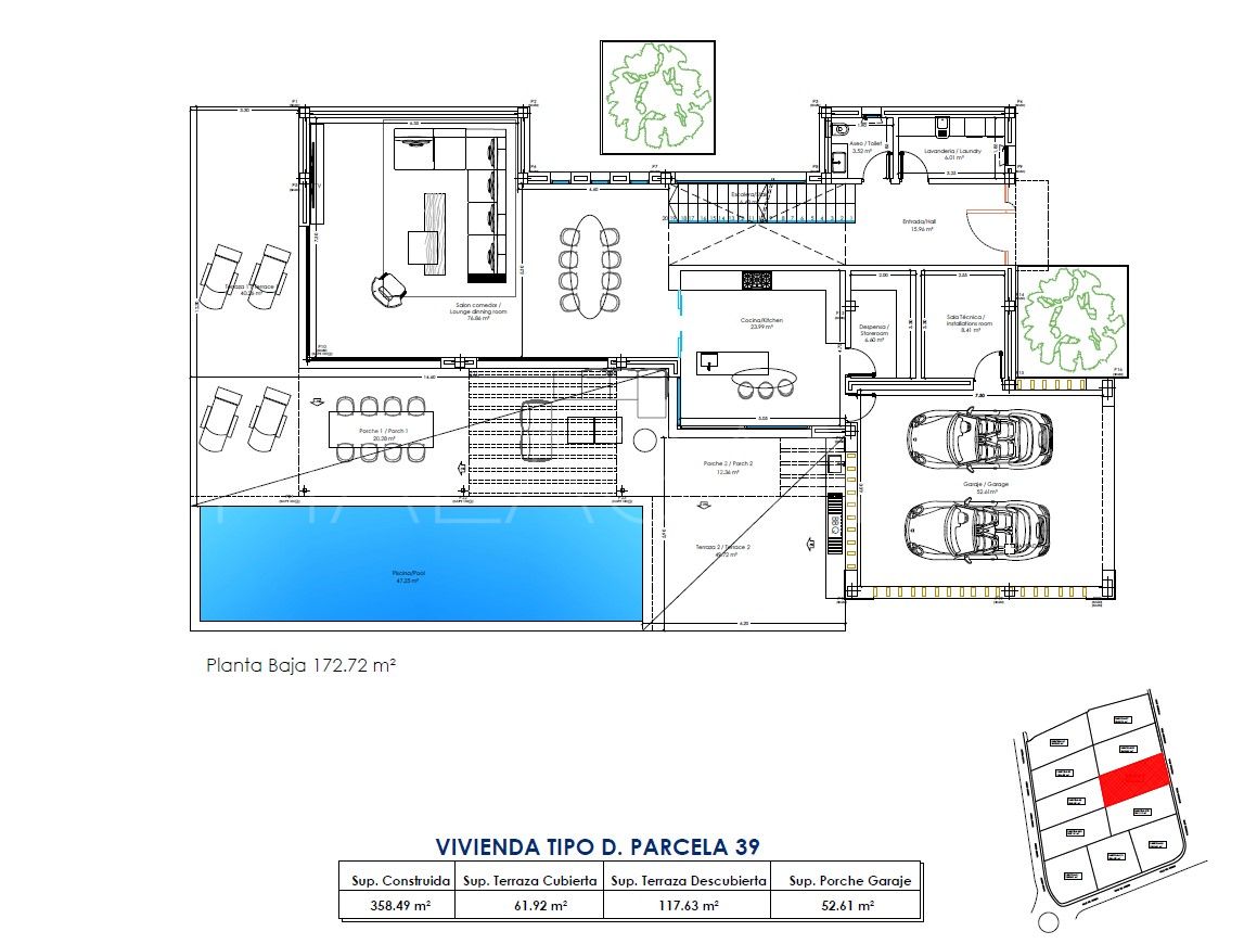 Villa with 4 bedrooms for sale in Bel Air