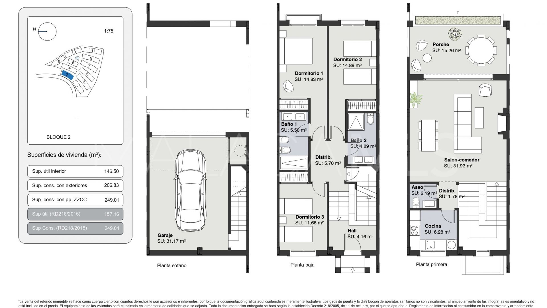 Radhus for sale in Azata Golf