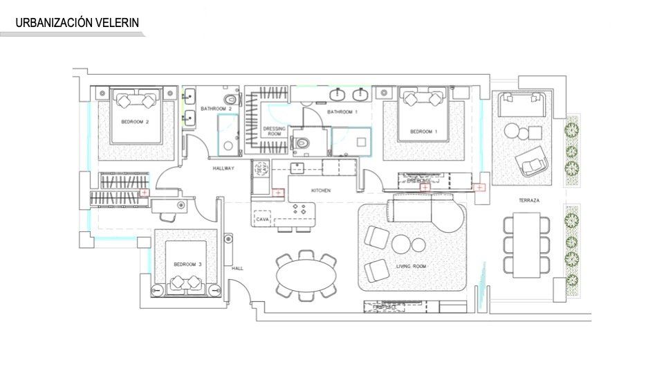 Apartamento planta baja for sale with 3 bedrooms in Bahía del Velerín