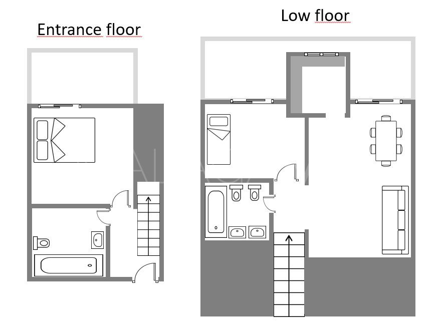 Ground floor duplex for sale in El Paraiso