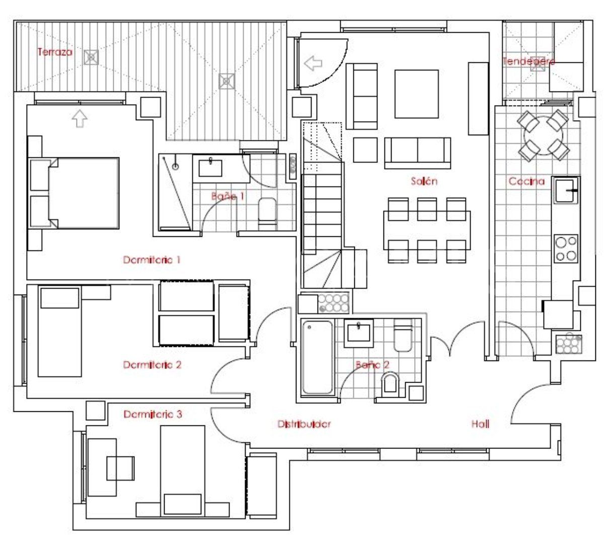 3 bedrooms Estepona Centre penthouse for sale