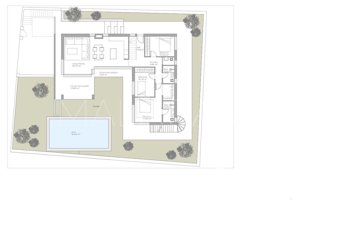 Villa for sale in Valle Romano