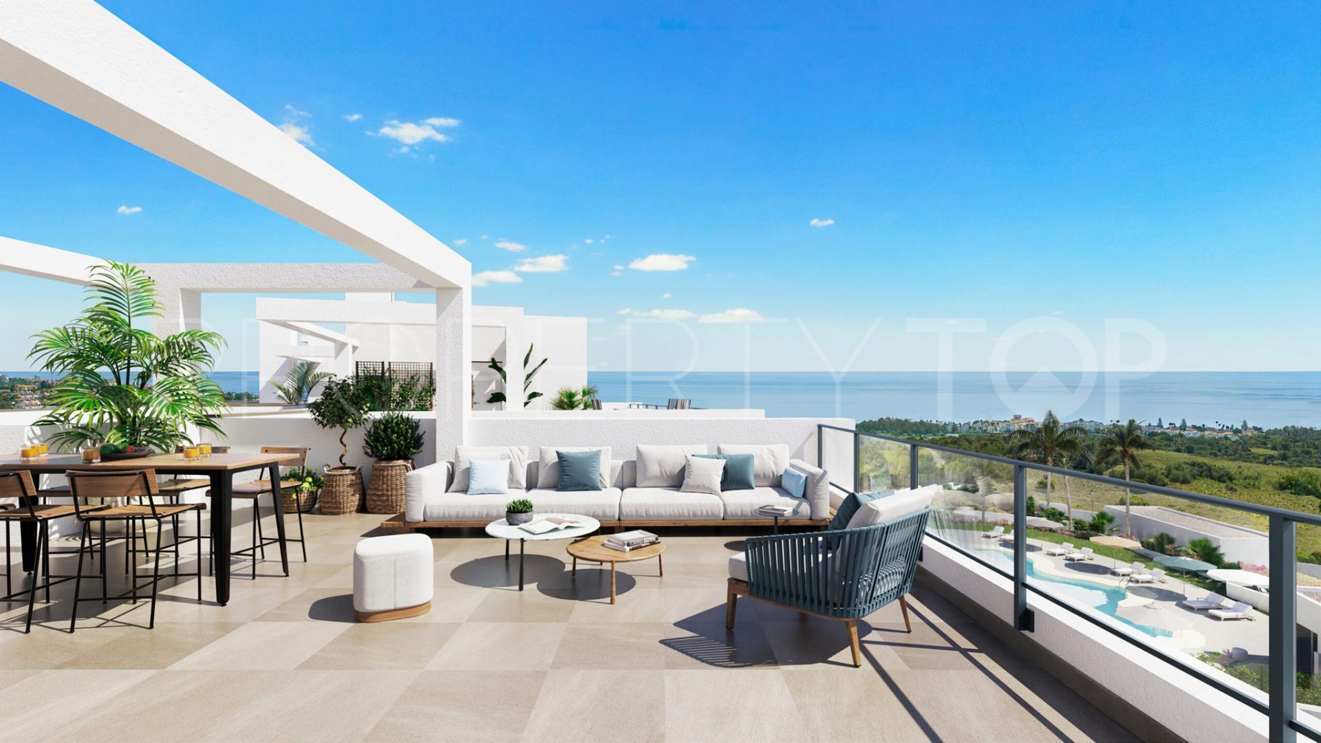 Estepona Golf, atico duplex de 2 dormitorios en venta