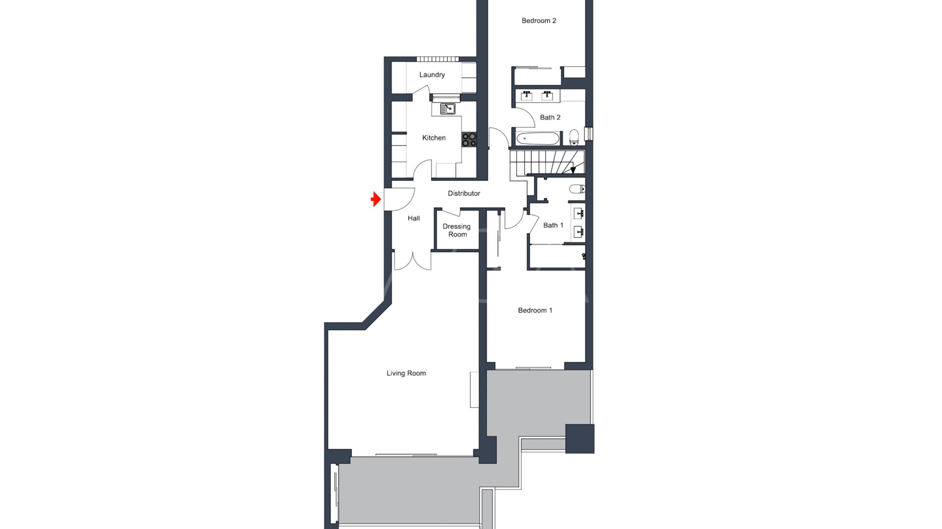 Marbella Golden Mile, atico duplex for sale de 3 bedrooms