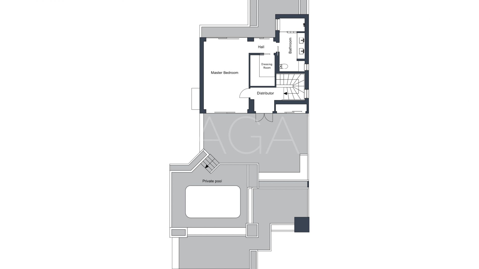 Marbella Golden Mile, atico duplex for sale de 3 bedrooms