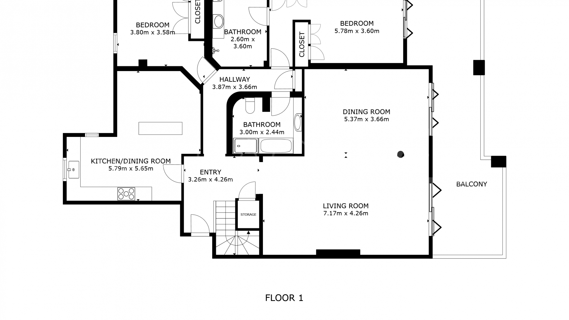 Zweistöckiges penthouse for sale in Four Seasons