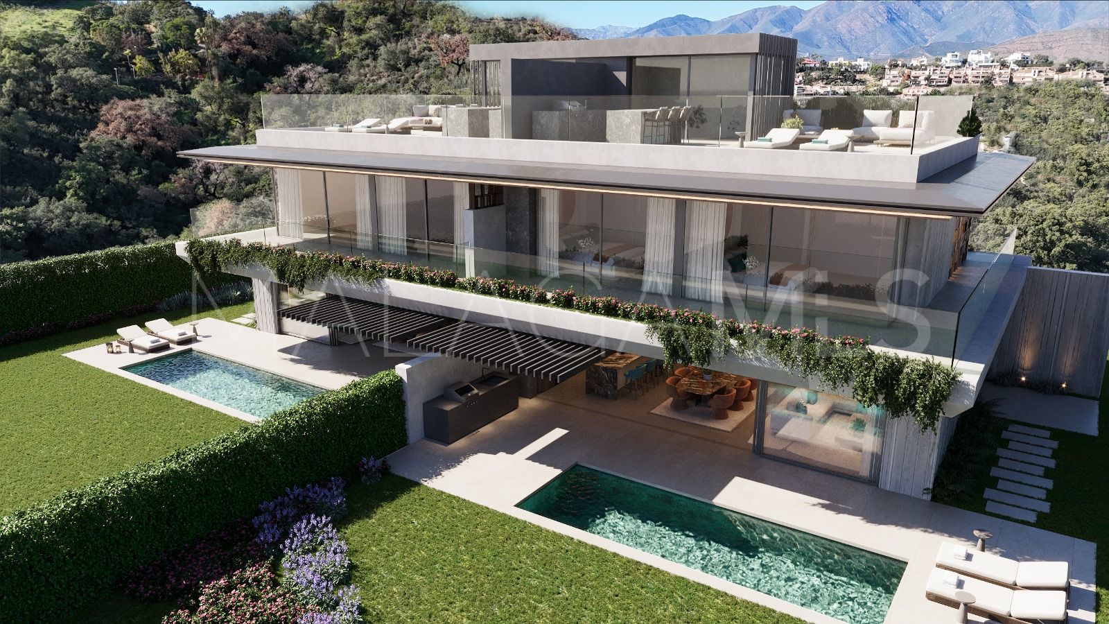 Semi detached villa for sale in La Mairena with 3 bedrooms