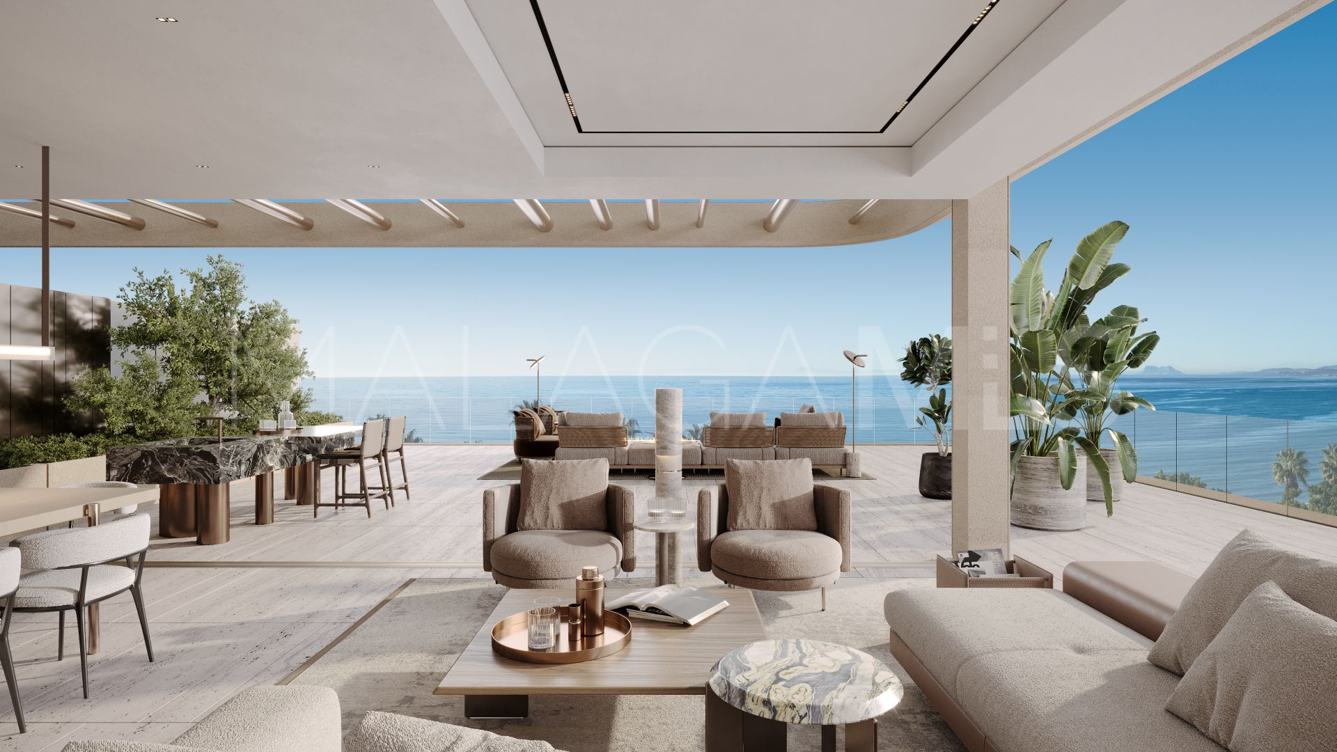 Zweistöckiges penthouse for sale in Estepona Stadt