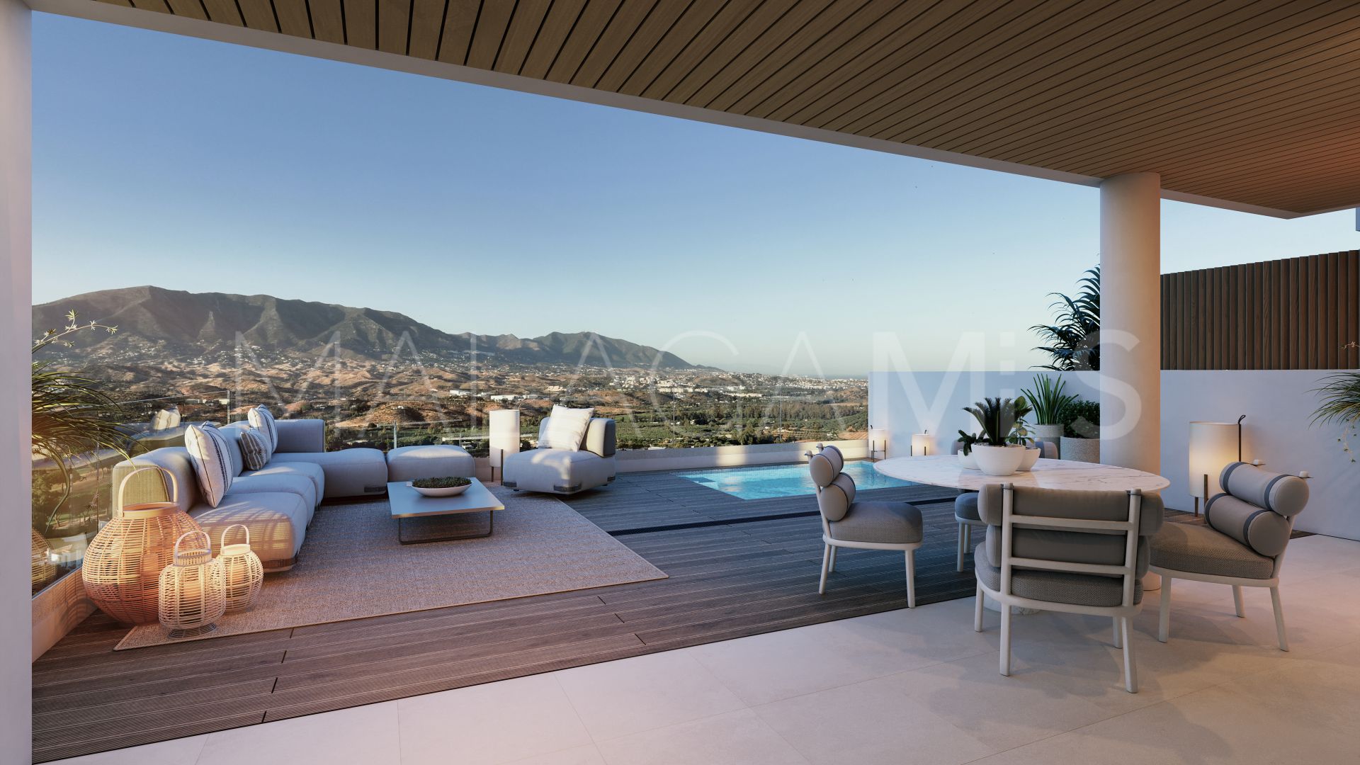 Buy duplex penthouse with 2 bedrooms in Mijas Golf