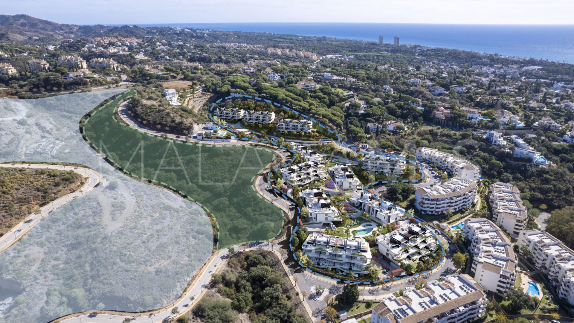 Duplex penthouse for sale in Elviria Hills