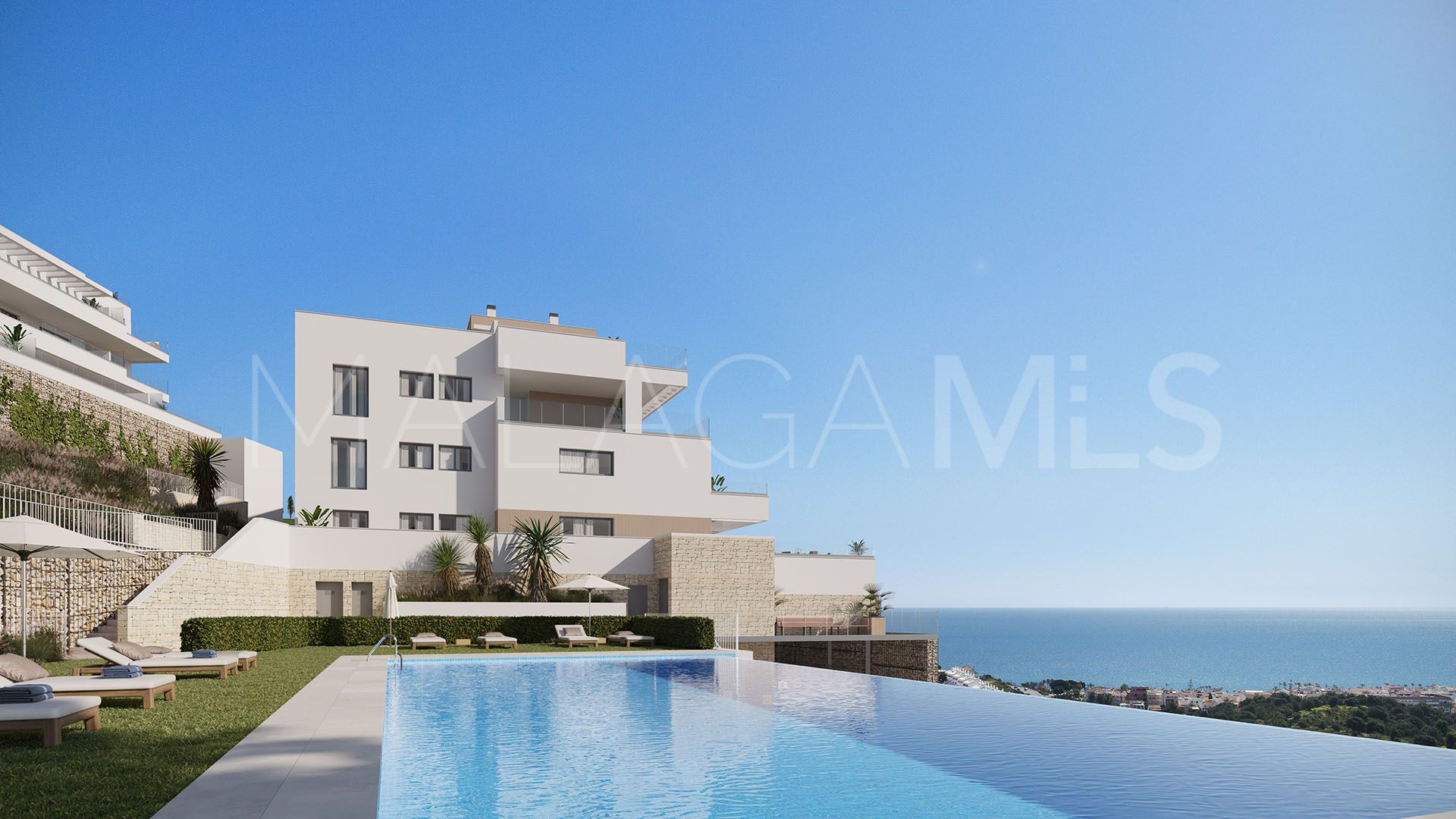 For sale apartment with 3 bedrooms in Cala de Mijas