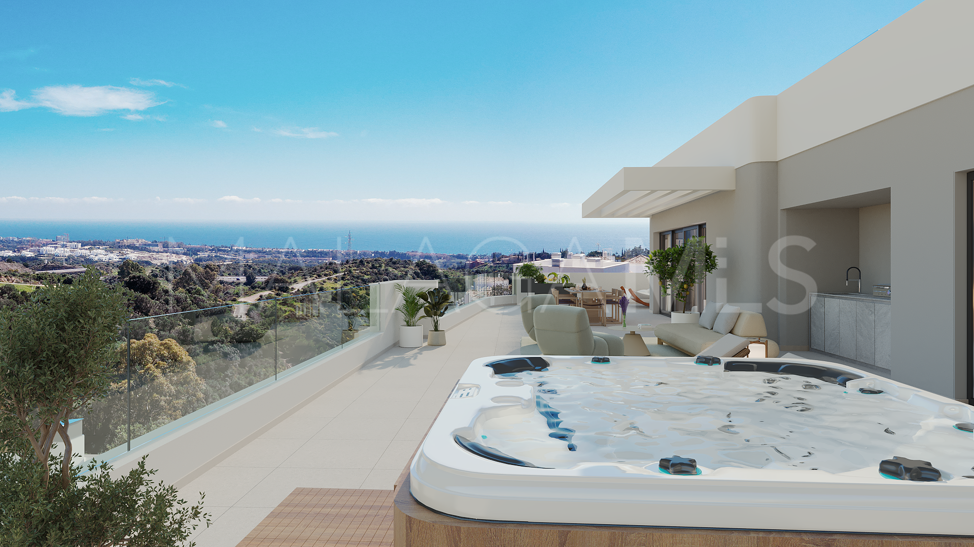 Buy 3 bedrooms penthouse in Los Altos de los Monteros