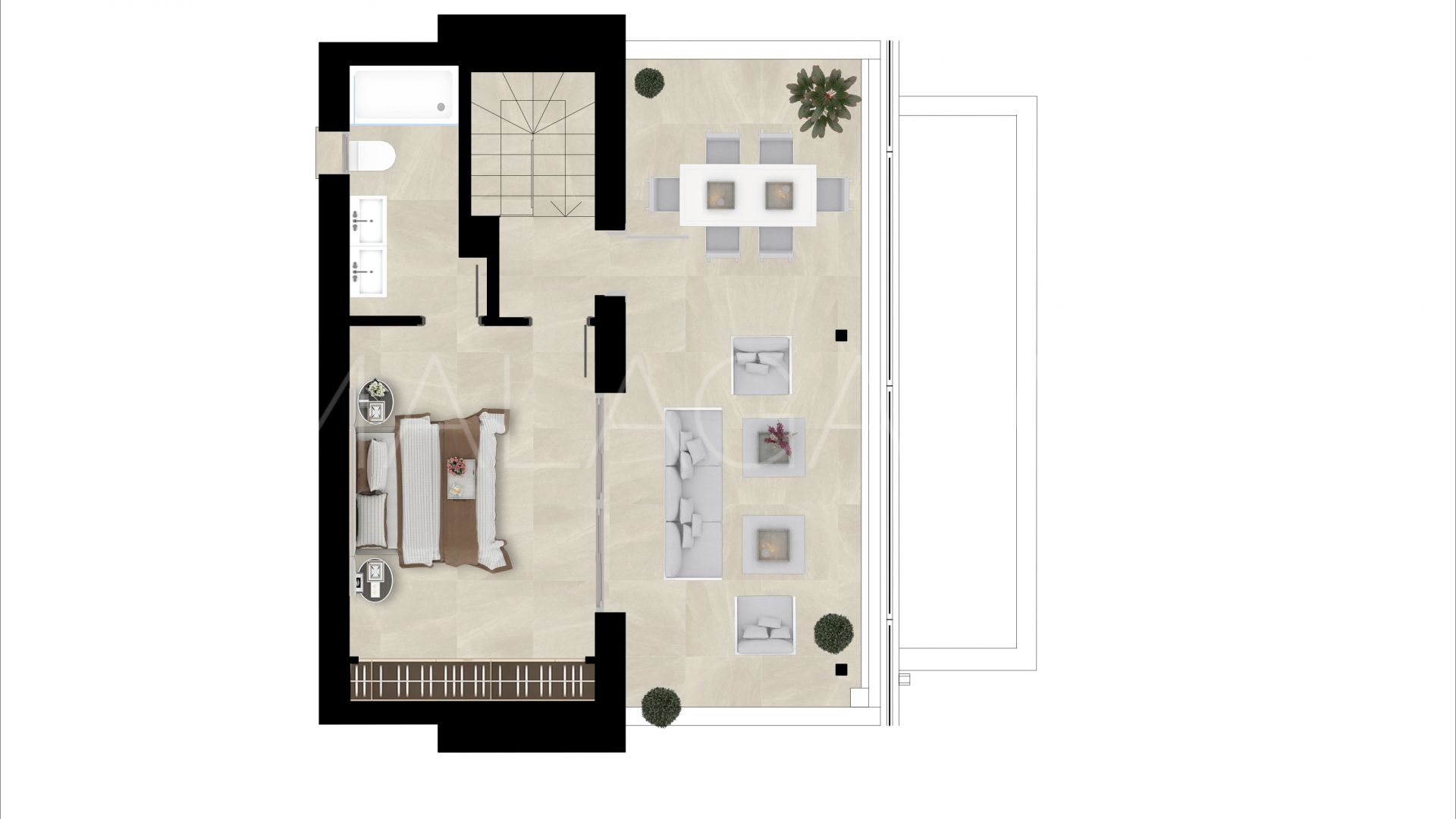 Apartamento a la venta in La Cala Golf Resort with 3 bedrooms