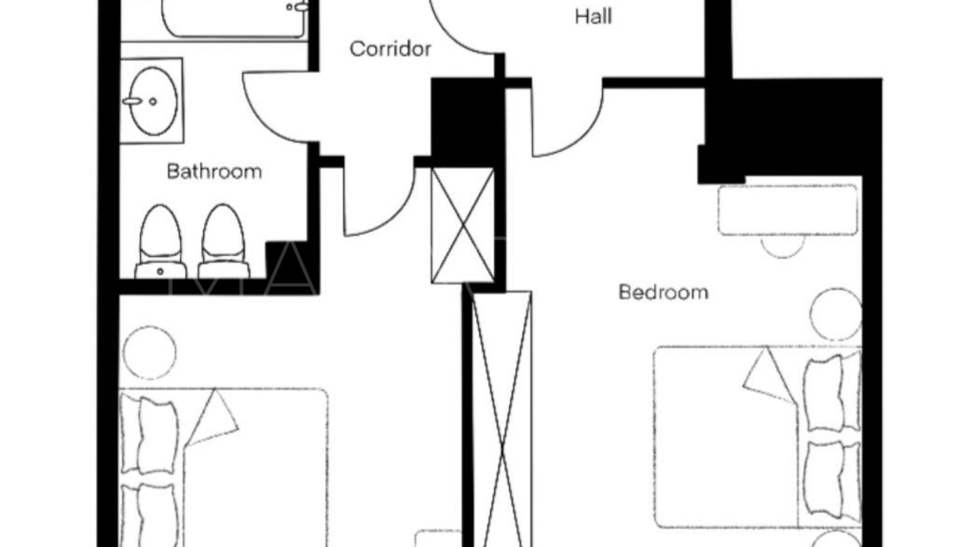 Tvåvånings takvåning for sale in Rio Real Golf