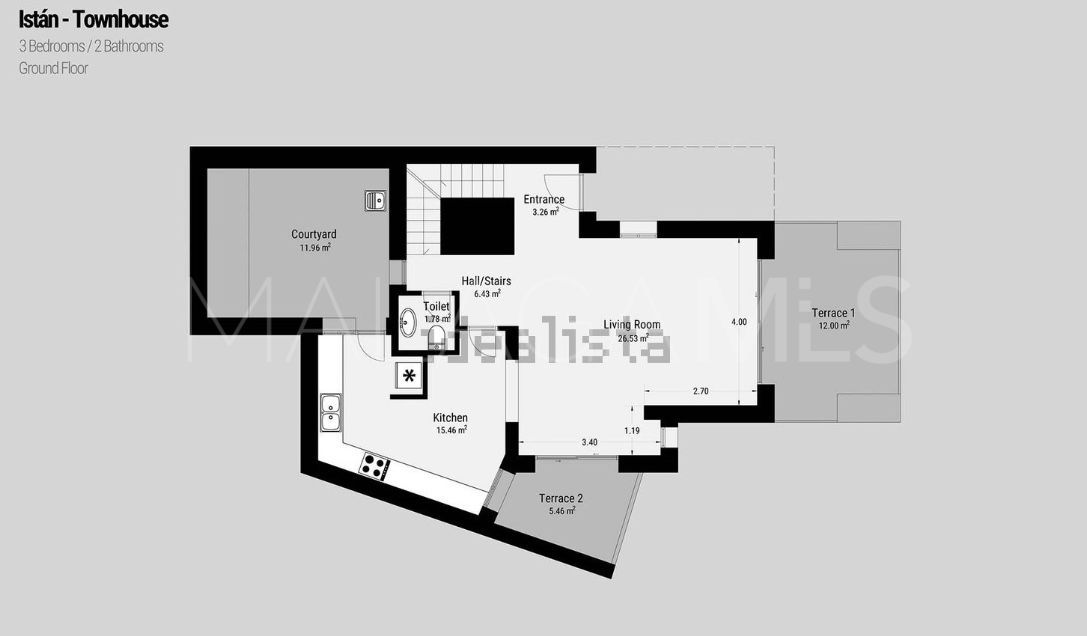 Reihenhaus for sale in Zahara de Istan