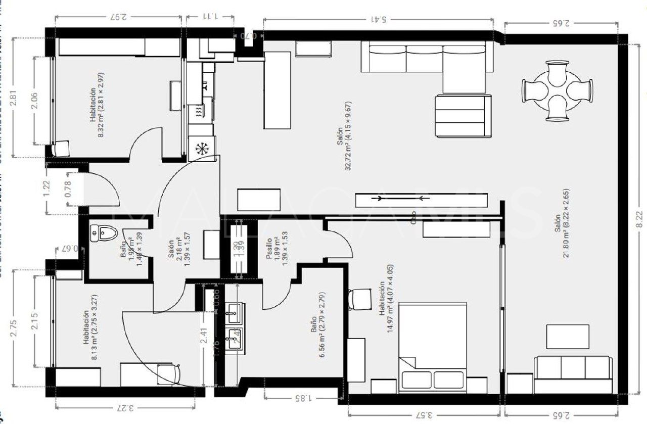 Se vende apartamento in Benalmadena Costa de 3 bedrooms