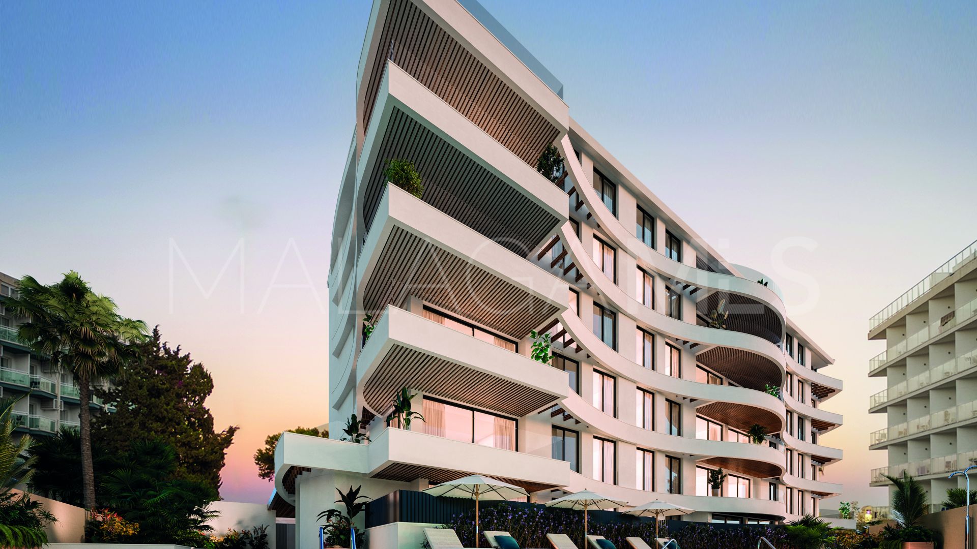 For sale apartment with 2 bedrooms in Benalmadena