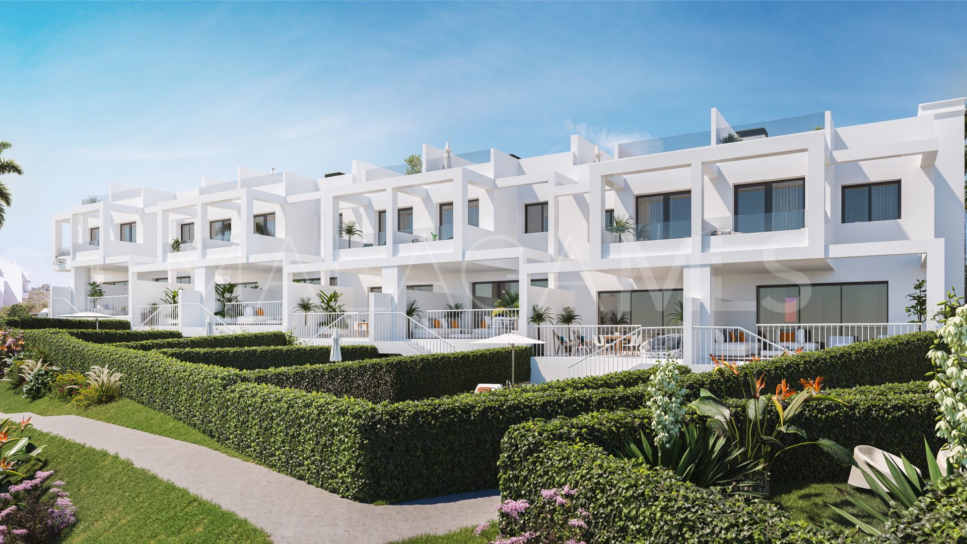 Buy town house in Estepona West with 3 bedrooms