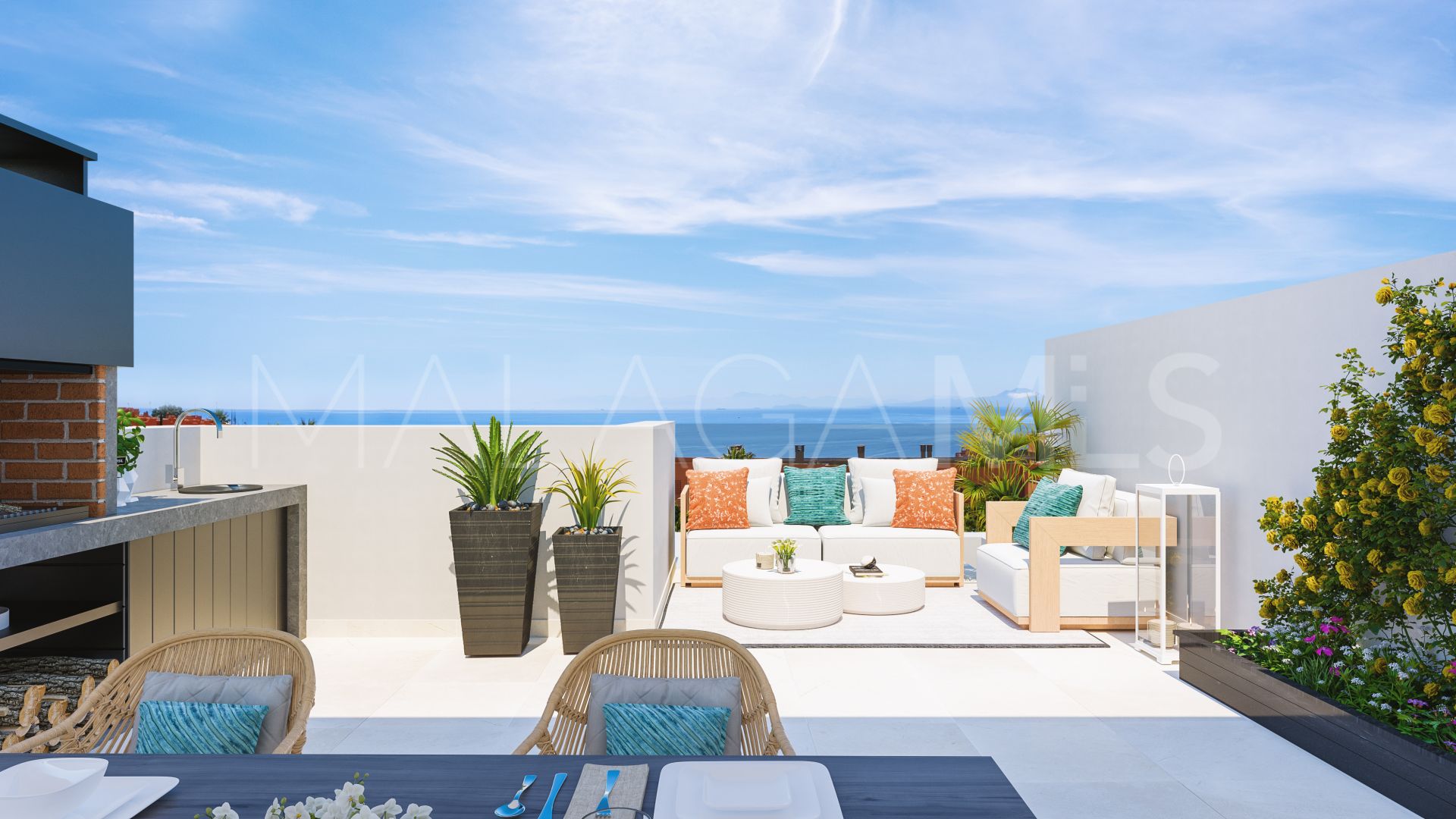 Buy town house in Estepona West with 3 bedrooms