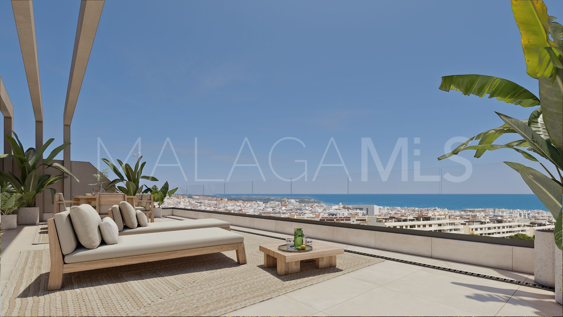 Buy Estepona penthouse with 3 bedrooms