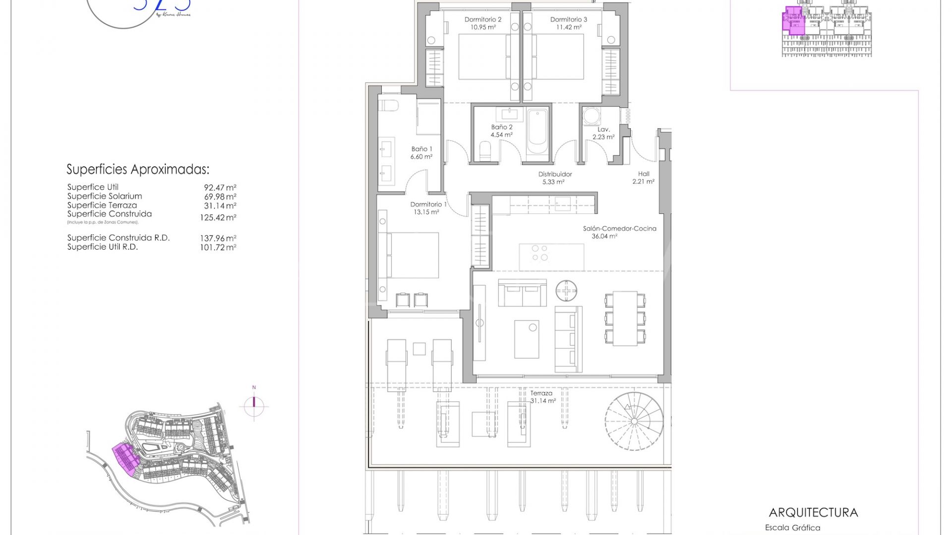 Appartement terrasse for sale in Oasis325