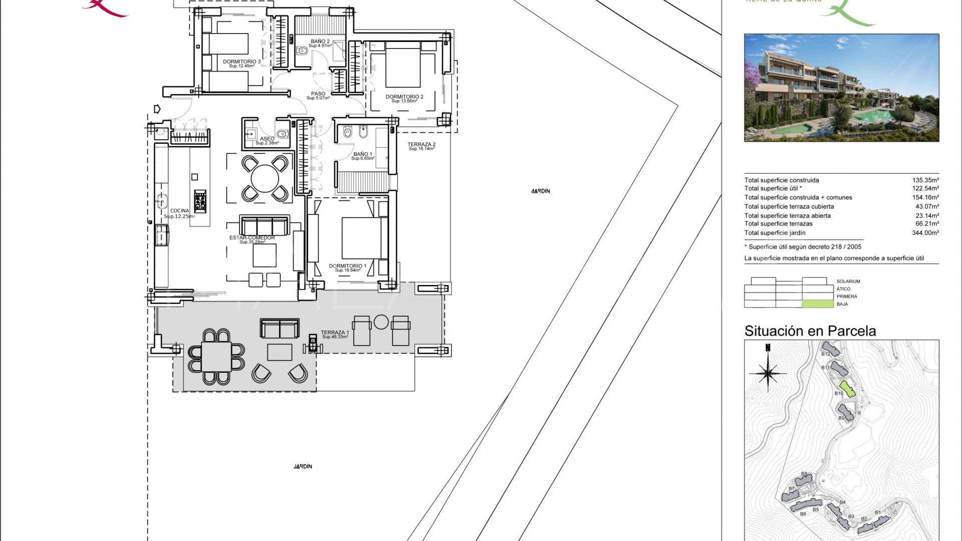 Real de La Quinta ground floor apartment for sale
