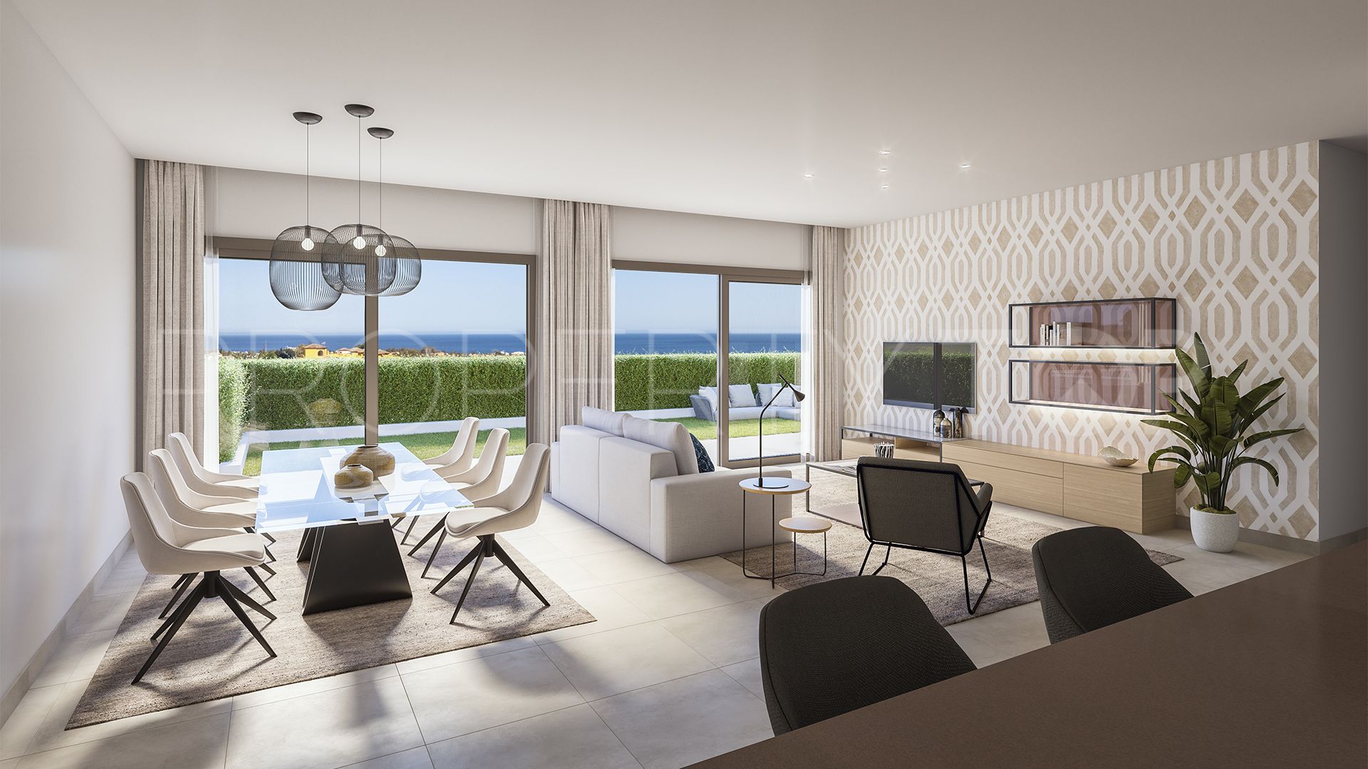 Se vende apartamento planta baja de 3 dormitorios en Estepona Este