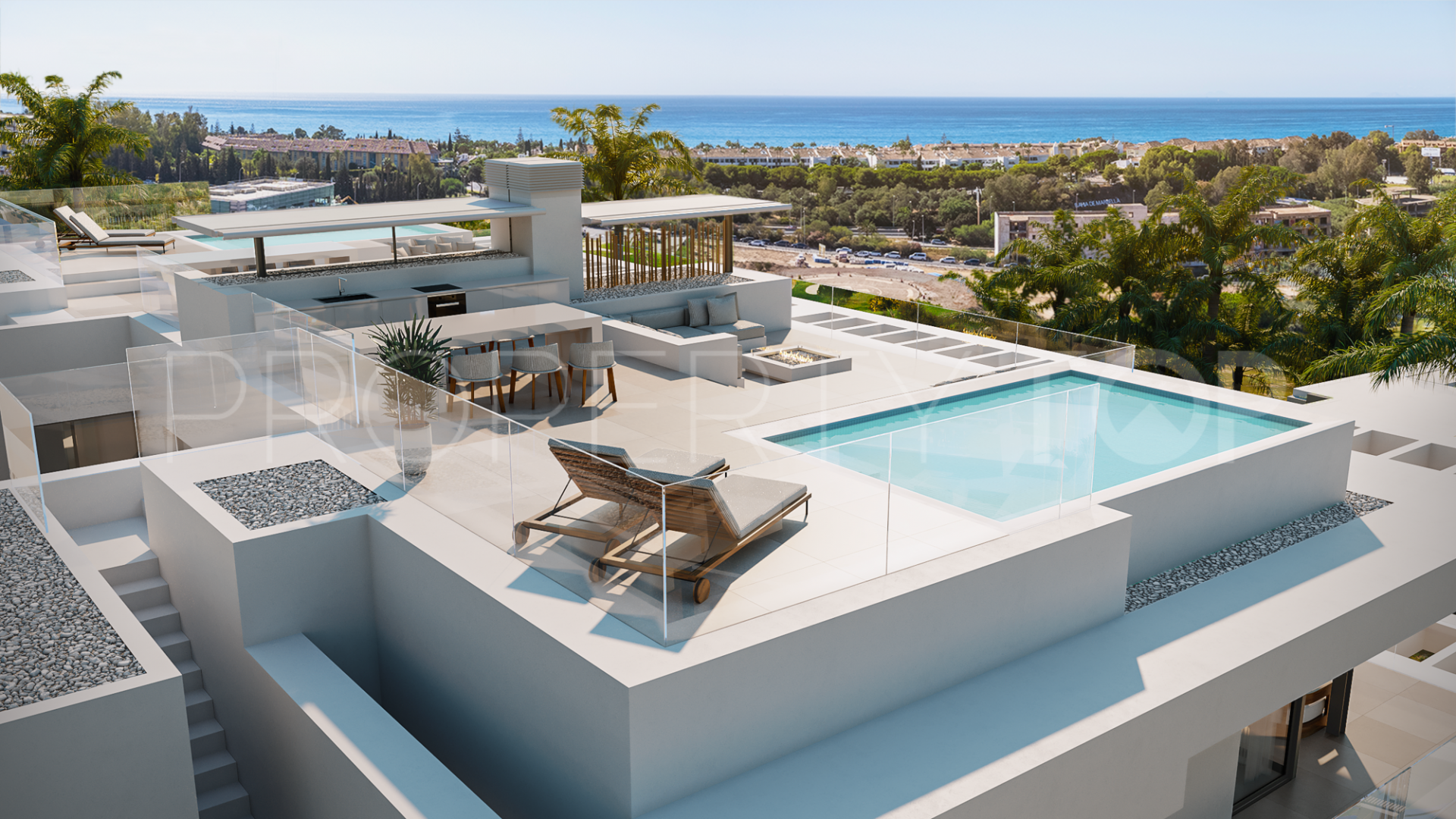 For sale penthouse in Los Monteros with 3 bedrooms