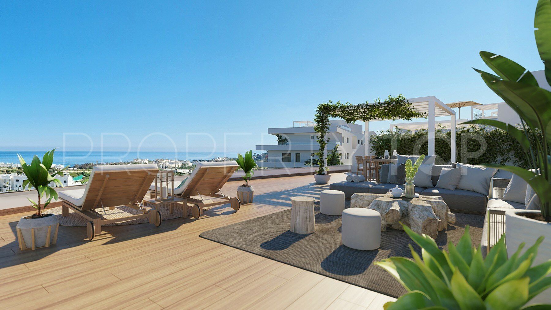 Estepona West 4 bedrooms penthouse for sale